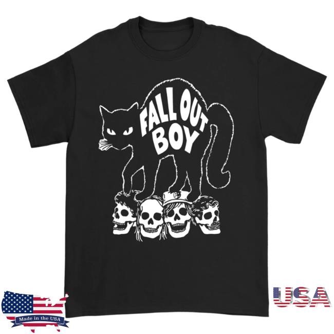 Official Fall Out Boy Merch Store Black Cat Tees FallOutBoy