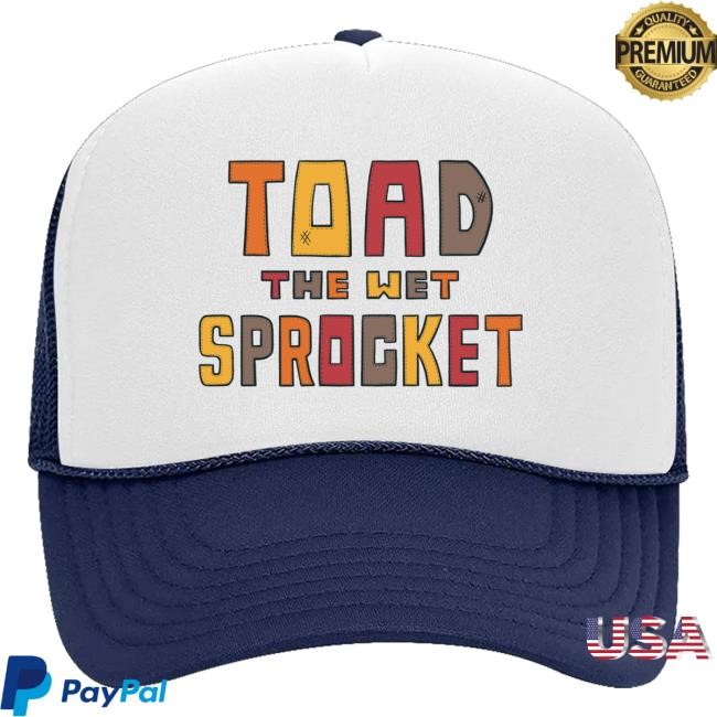 Toad The Wet Sprocket TOAD Colorblock Navy Trucker Cap Official Merch Store