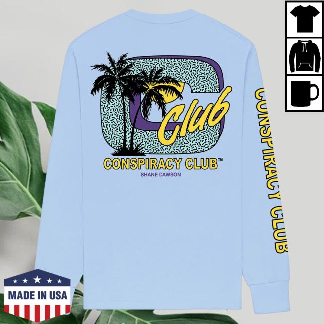 Official Shane Dawson Merch Store Shane Dawson 'Everything Is A Lie' Light Blue Long Sleeve Top Shirt ShaneDawson Shane Dawson Apparel Clothing Shop
