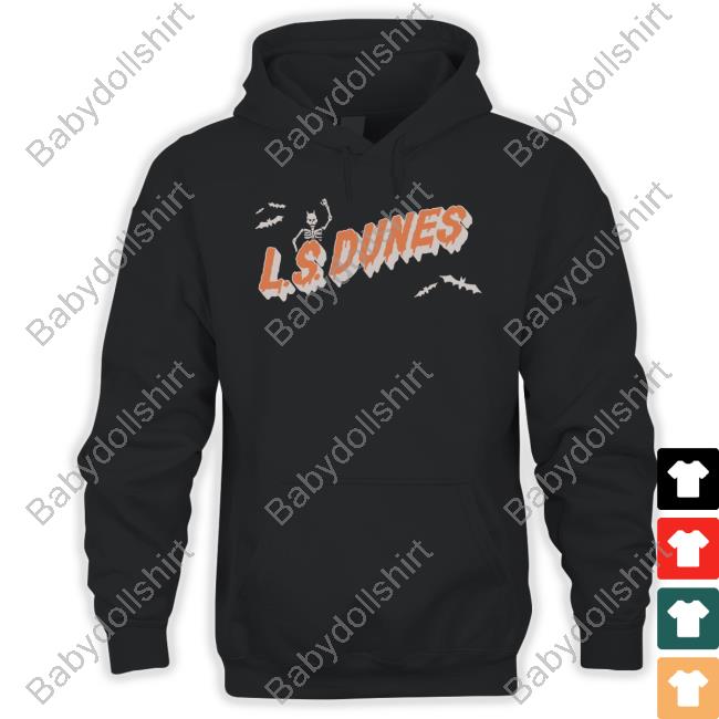 Spooky Skeleton Ls Dunes Shirt