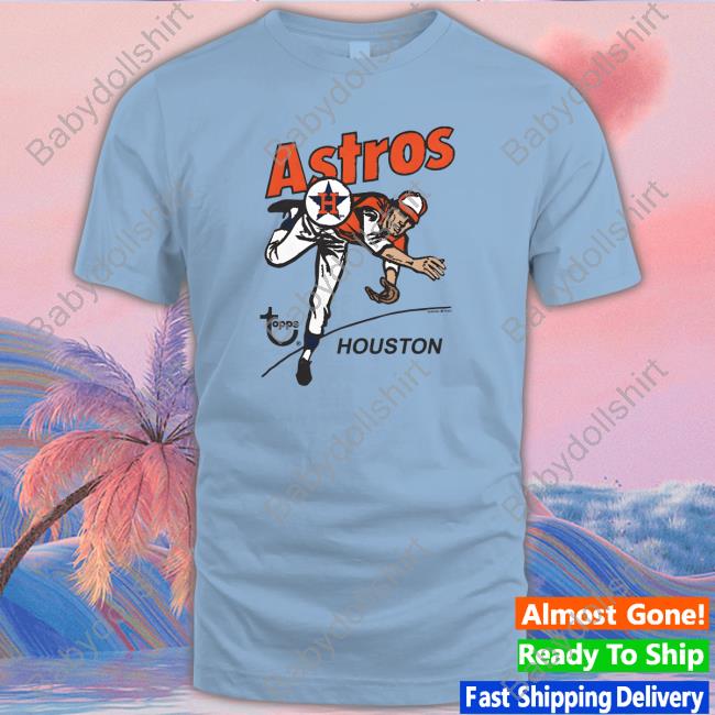 Official Houston Astros Homage x Topps Gold Tri-Blend Shirts