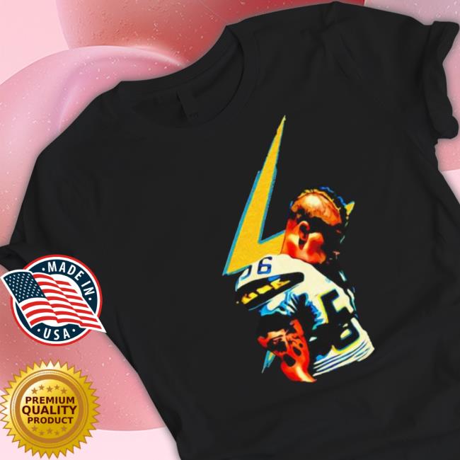 Forever A Bolt Los Angeles Chargers Hooded Sweatshirt