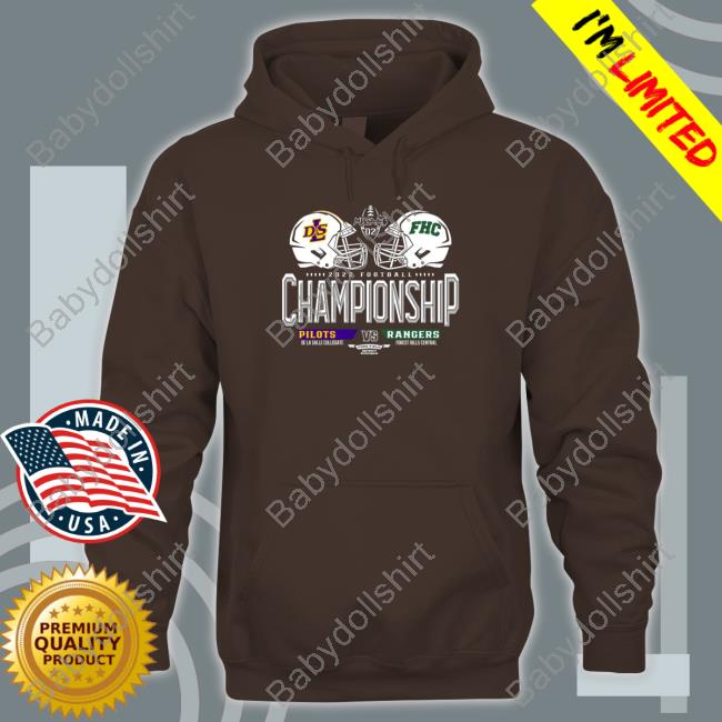 Official De La Salle Collegiate Pilots Vs Forest Hills Central Rangers 2022 Football Championship TShirts