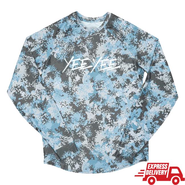 Official Yee Yee Apparel Clothing Mixed Water Camo Long Sleeve Hot Shirt Yeeyee Merch Store