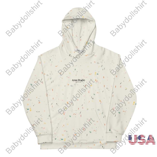 Official Area Studio Crewneck Sweatshirt Terrazzo Area 3D AOP Unisex All Over Print