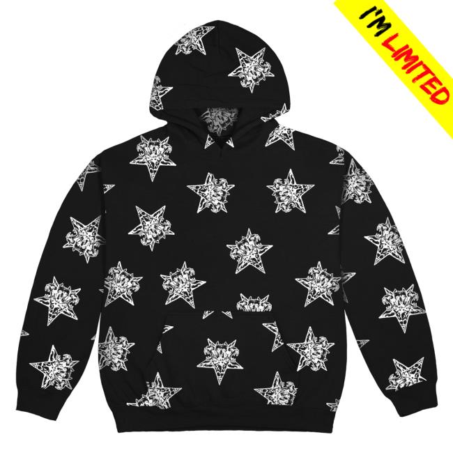 City Morgue Merch All Over Print Baphomet Hoodie