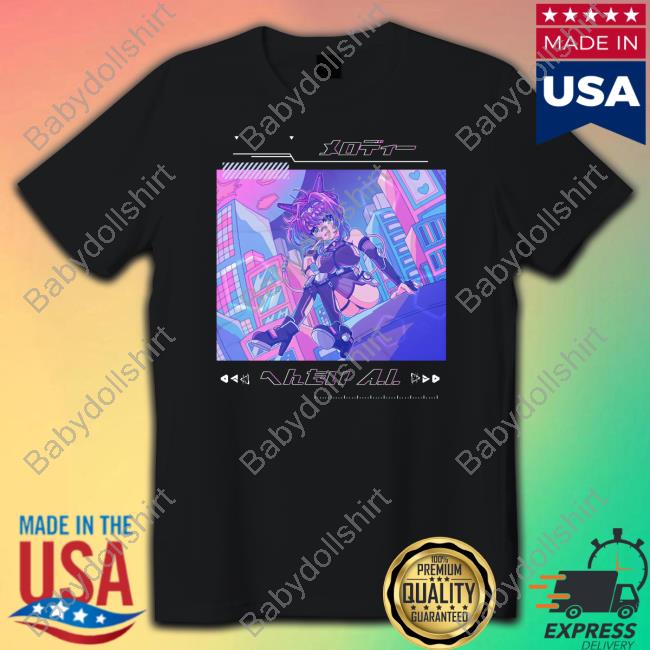 Official Vshojo Dreamy Lo-Fi Android Girl T-Shirt