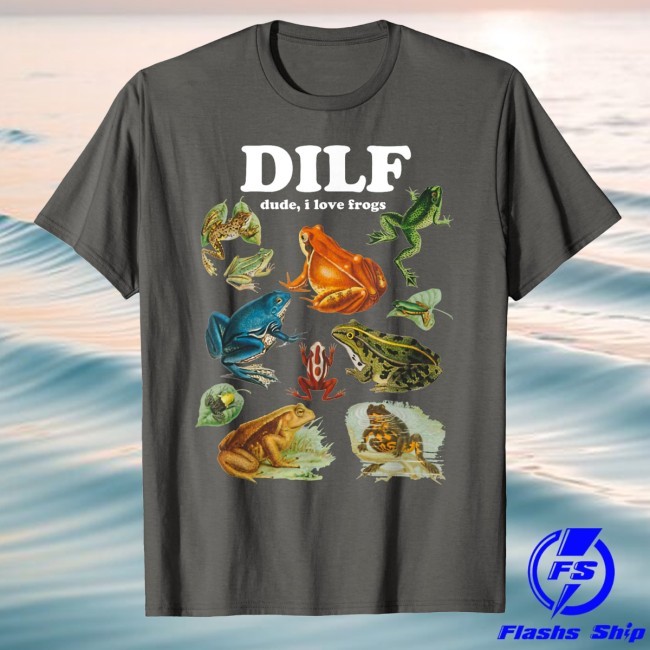 Funny Frog Pun Dude I Love Frog T Shirt