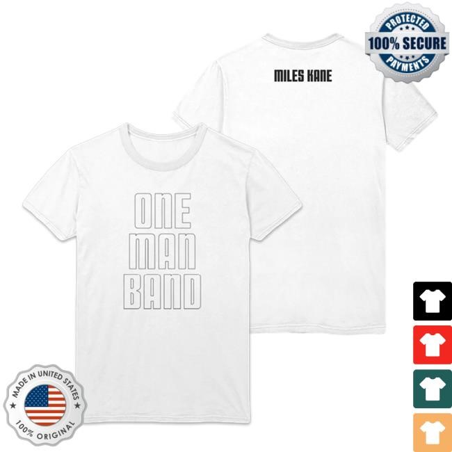 Official Miles Kane Merch One Man Band Short Sleeve Shirt Miles Kane