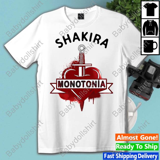 Shakira Merch Monotonía Hooded Sweatshirt