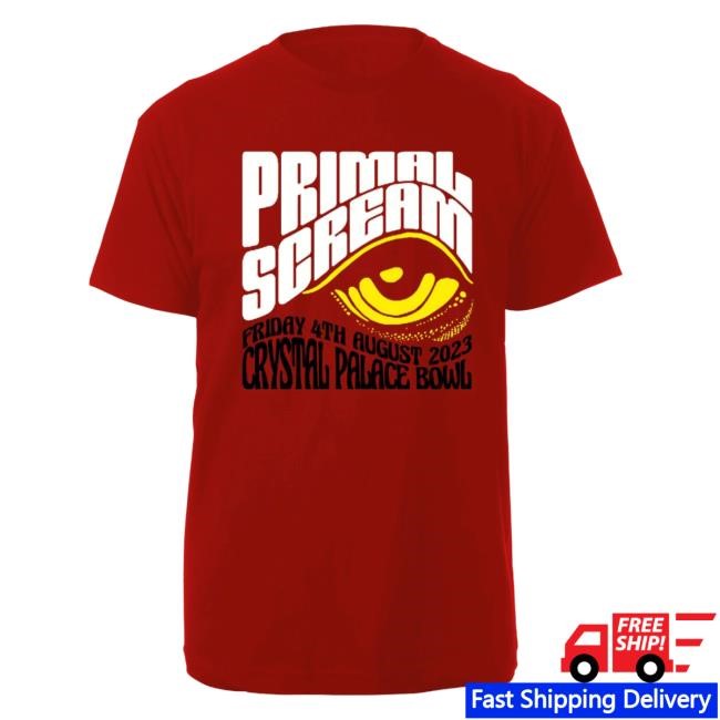 Primal Scream Official Merch Shop London - Crystal Palace Bowl Tee