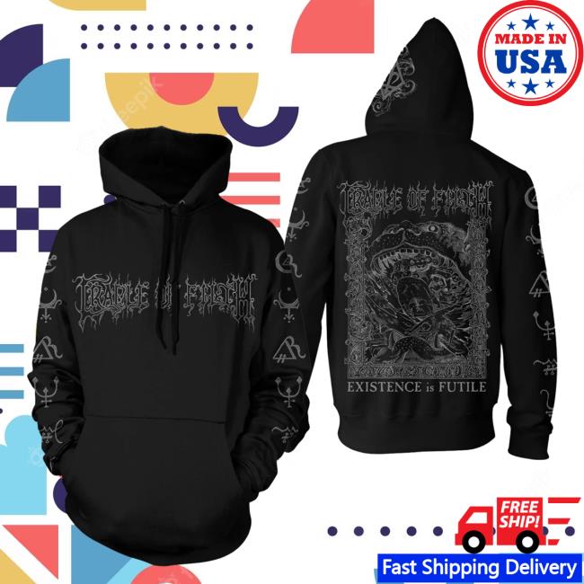 Official Night Shift Store Shop Cradle Of Filth - Existence Crew neck Nightshift Merch