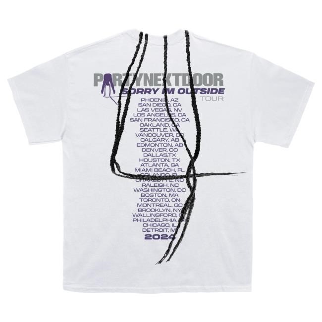 Official Partynextdoor Merch PND Braid Tshirt
