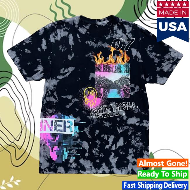 Official Synyster Gates Clothing Synner Last Call Tie Dye Hot Shirt