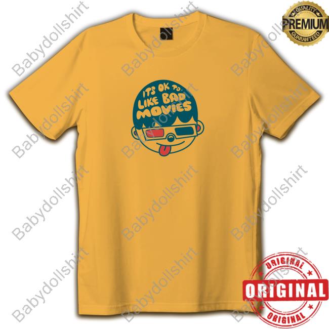 Official Superyaki It's Ok To Like Bad Movies Tee