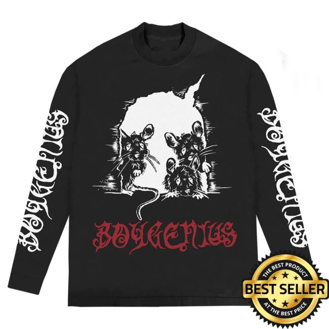 Official Boygenius Store Merch Shop Boy Genius Mice Long Sleeve Shirt Xboygeniusx