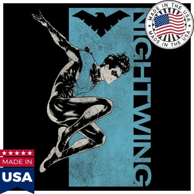 Official Heroes and Villains Merch Store Shop Batman Nightwing Forge Tshirt Heroes & Villains