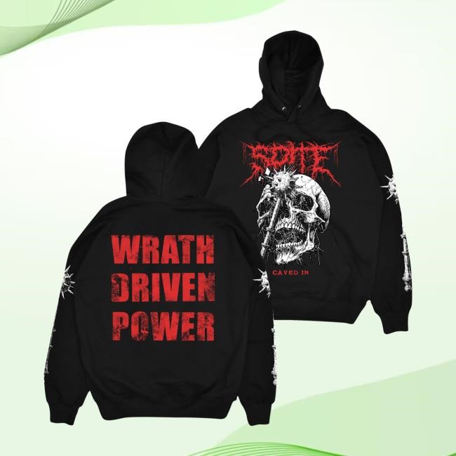 Caved In Hoodie Sweatshirt Spite Cult