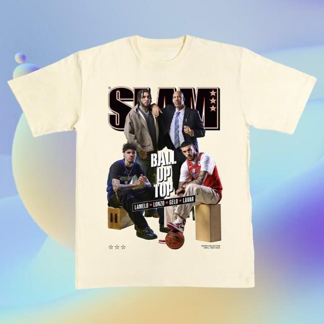 Slam Goods NBA SLAM Cover L/S Tee – LaMelo & Family Fan Pick