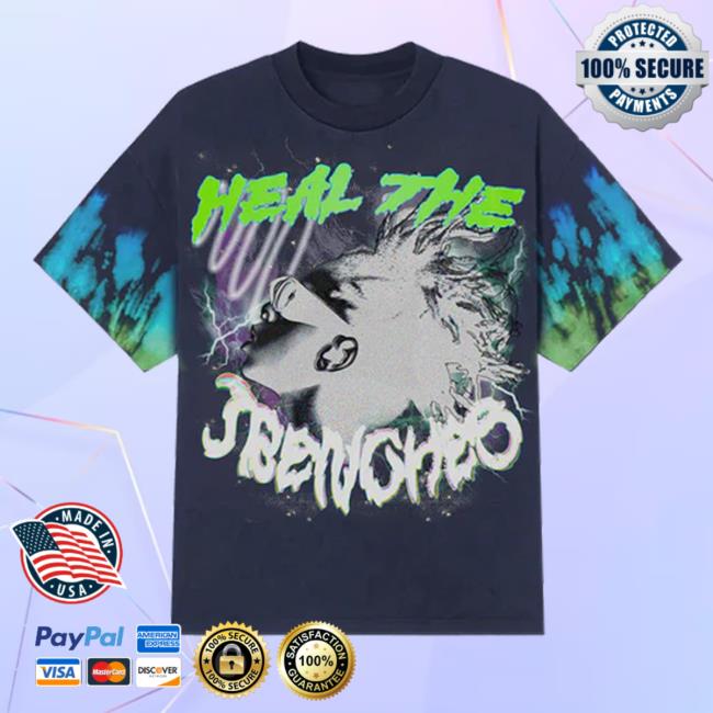 Official Otfgear Lil Durk Merch Heal The Trenches Navy T Shirts
