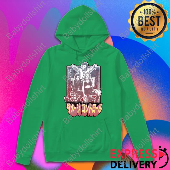 ShopWWE Merch Men's Black Damage CTRL Kanji Sweatshirt