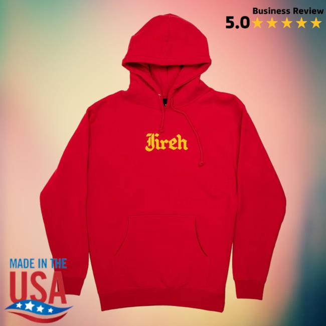 Official Elevation Church Merch Store Elevation Church Jireh Pull Over Hoodie - Red Elevation Church Apparel ElevationChurch