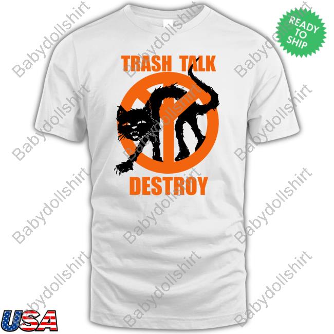 Trash Talk Destroy Cat T-Shirt