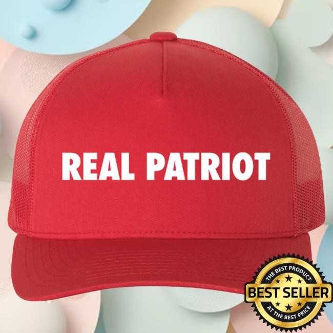 Official Gavin Newsom Shop Real Patriot Hat (Red Trucker Hat)
