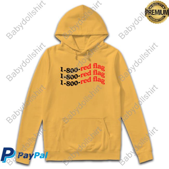 Official 1-800-Red Flag T-Shirt Official Annie Elise 10 To Life Merch 1-800-Red Flag T Shirt