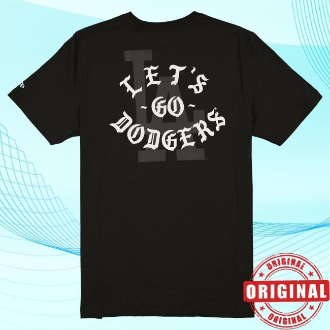 Official Born X Raised Merch Store Shop Born X Raised + Dodgers Lgd Rocker Tee: Black BornXRaised