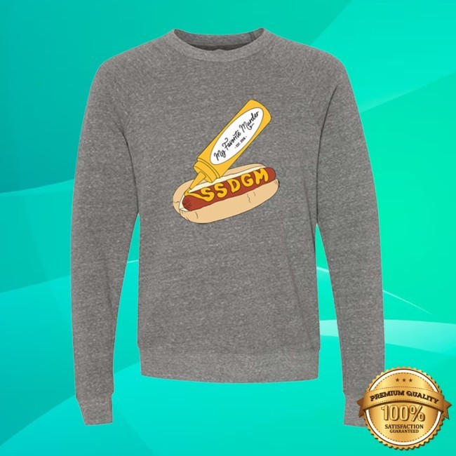 SSDGM Hot Dog New Crewneck Sweatshirt Exactly Right Media Official Podcast Merchandise