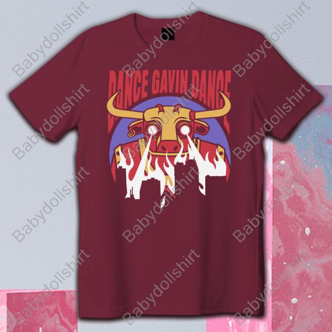Dance Gavin Dance Merch Gavinzilla Flames Shirt Hoodie