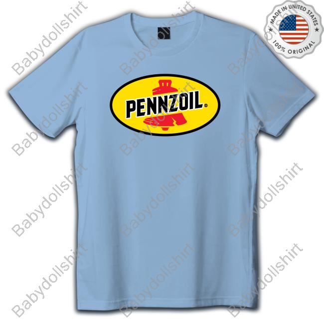 Official Joey Logano Pennzoil Logo Long Sleeve Tee Shirt