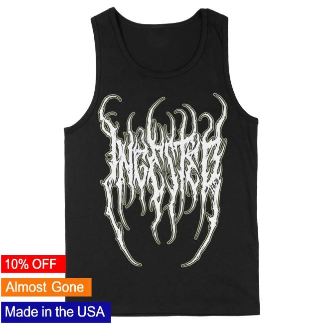 Official Indie Merch Store Shop Ingested "Jersey Logo" Tank Top Shirt IndieMerchStore
