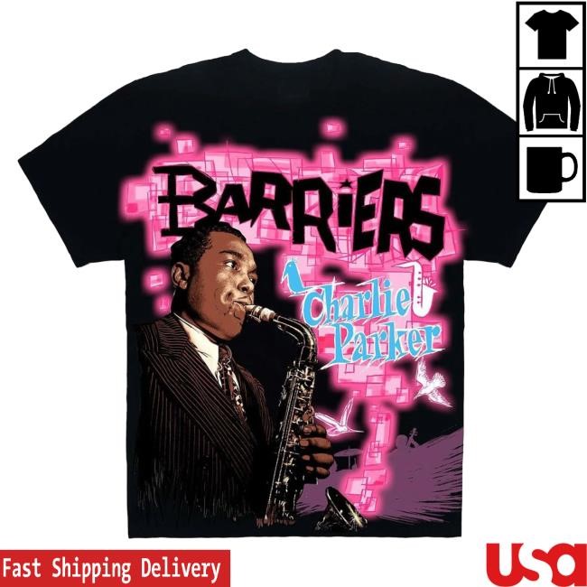 Official Barriers Worldwide Clothing Barriers X Charlie Parker Shirt New