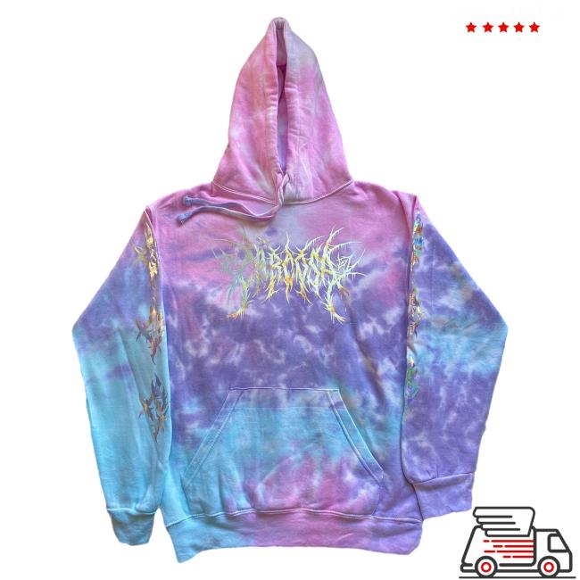 Official Carcosa Merch Store Carcosa Holographic Crew neck (Cotton Candy Dye) Carcosa Apparel Clothing Shop Carcosabc