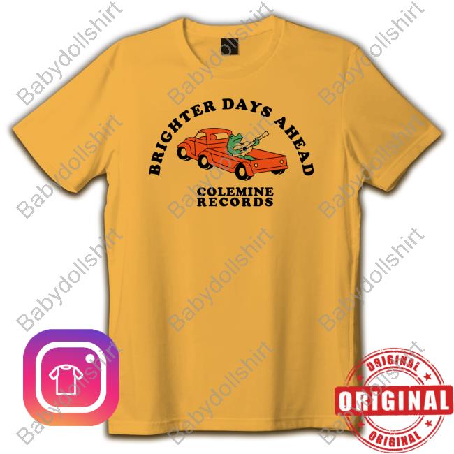 Official Colemine Records Merch Brighter Days Ahead Crewneck Sweatshirt