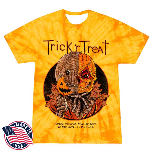 Official Cavity Colors Trick 'R Treat - Shirt 2024 (Pumpkin Guts Tie-Dye)