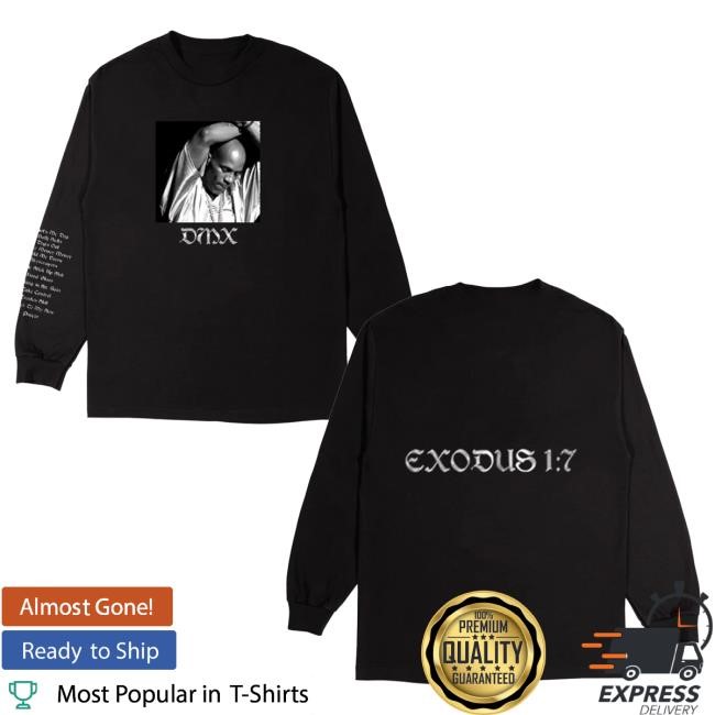 Official DMX Exodus Black LongSleeve Official DMX Store Exodus Black Long Sleeve T-Shirts