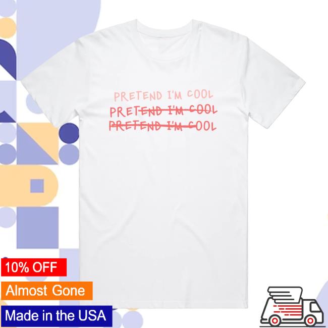 Official Jacob Fitzgerald Pretend I'm Cool Logo Shirt