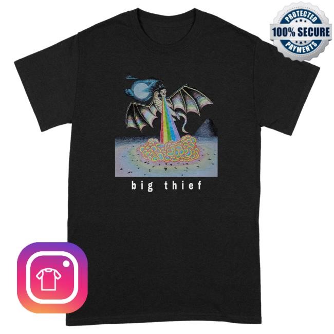 Official Big Thief Merch Store Shop Dragon Shirt 2024