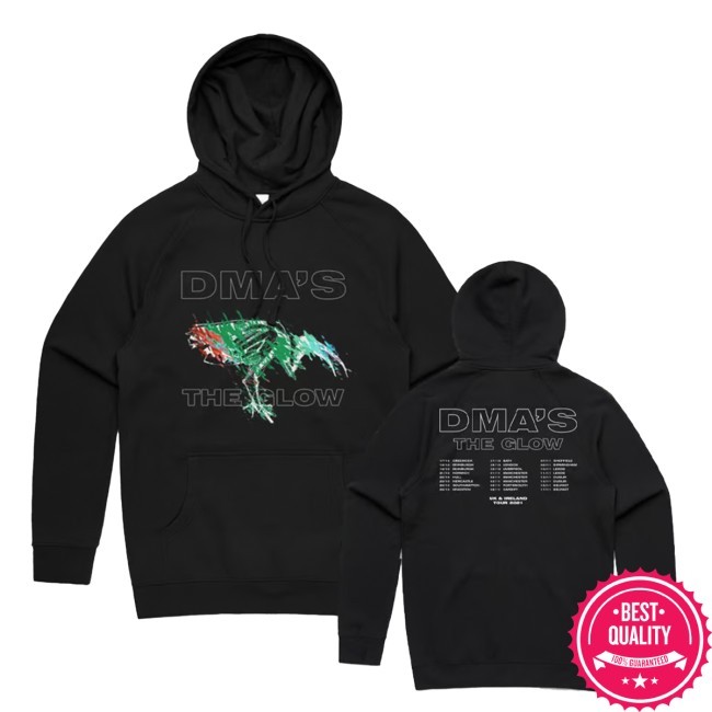 DMA'S Glow Autumn Tour Black LS Hoodie DMA'S Merch Store