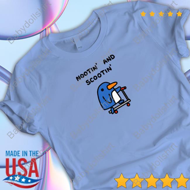 Official Greb Merch Grebcomics Nootin' And Scootin' Tee