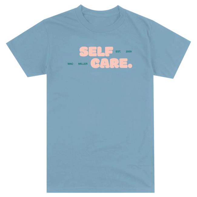 Official Mac Miller Merch Store Mac Miller Self Care Bubble Blue New Shirt Mac Miller Clothing Apparel Shop MacMiller