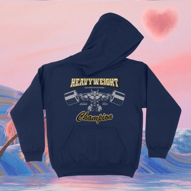 Navy Heavyweight Hoody Official Caseoh Games Shop