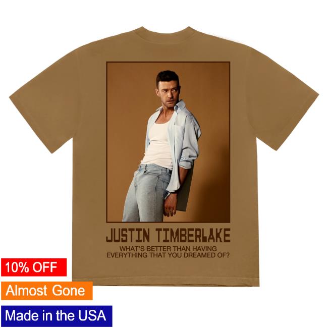 Official Justin Timberlake Merch Store Shop Justin Timberlake EITIW T Shirt 2