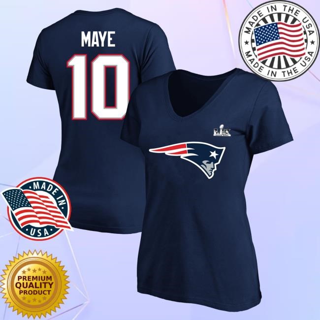 Super Bowl LX Patch New England Patriots NFL Football NFL V-Neck