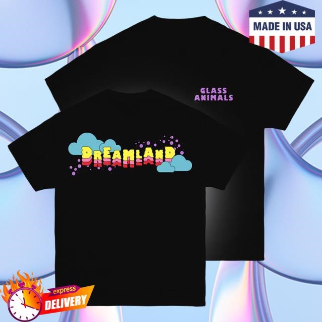 Official Glass Animals Merch Store Dreamland Black Popover Shirt Glass Animals Clothing GlassAnimals