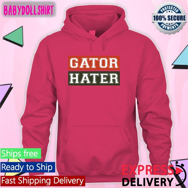Dolfan Derek Gator Hater Long Sleeve T Shirt Dolfin55