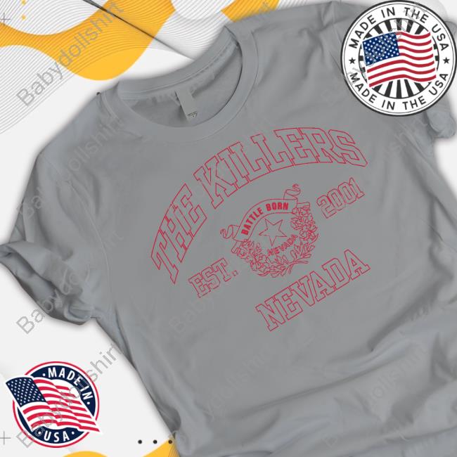 Official The Killers Est 2001 Nevada Sweatshirt